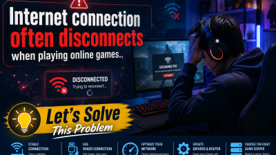 Internet connection often disconnects when playing online games..Let’s Solve This Problem